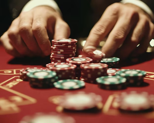 The table layout shows all bet types and their positions French Roulette table layout with betting zones