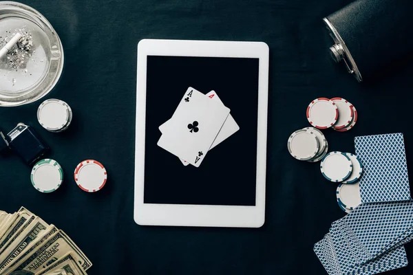 Baccarat cards showing player and banker hands